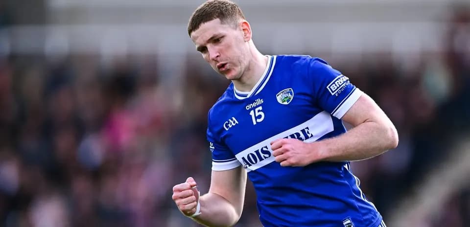 Player celebrating during a GAA match
