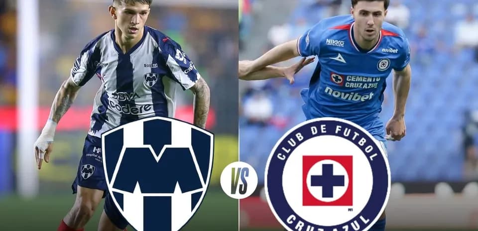 Monterrey vs Cruz Azul players during Liga MX match