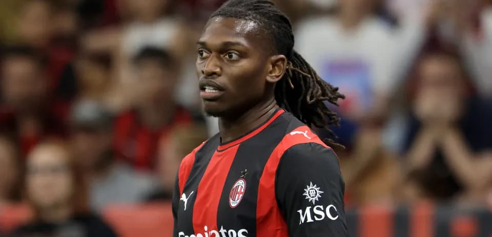 AC Milan player during a match at stadium