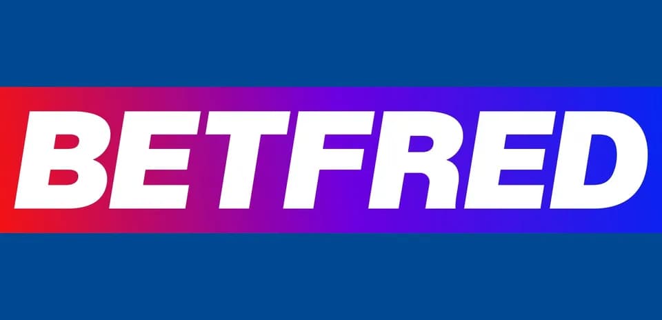 Betfred logo on a blue background