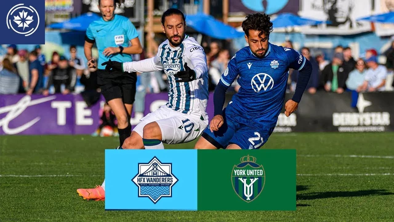 HFX Wanderers FC player challenges York United player