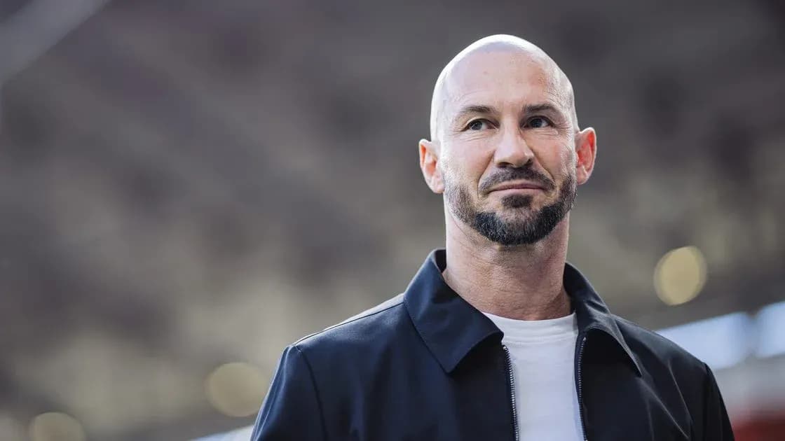 Man with beard and bald head in casual attire