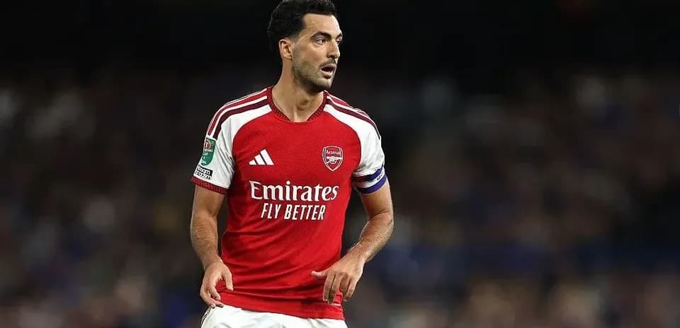 Player in Arsenal kit during a match