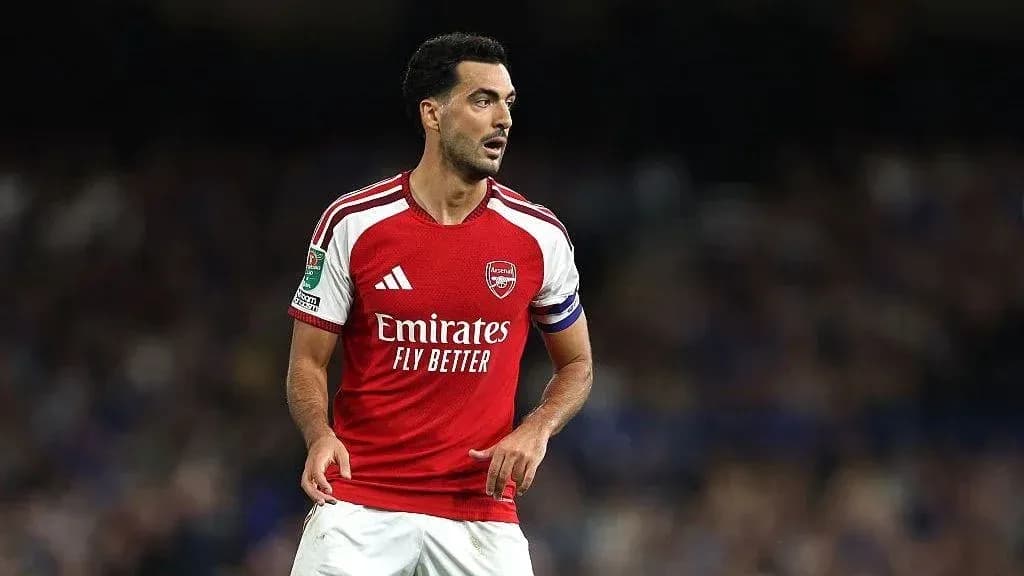 Player in Arsenal kit during a match
