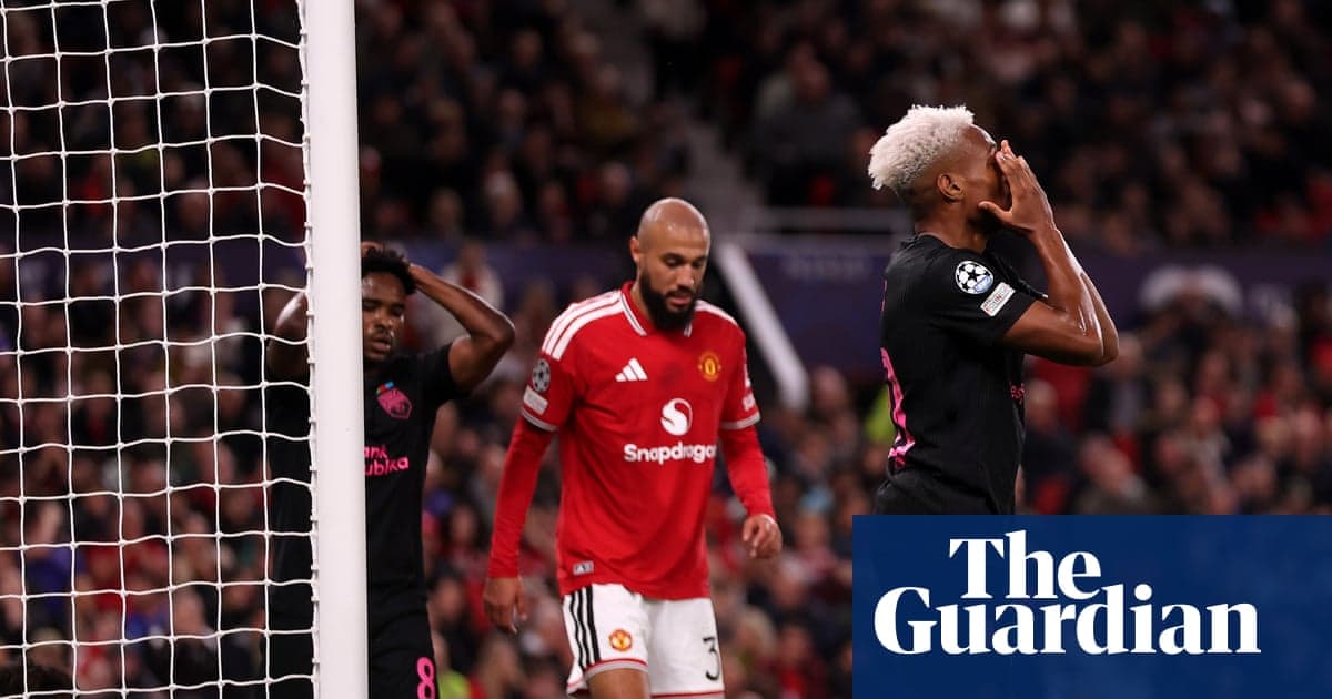 Player reacting after missing a goal opportunity