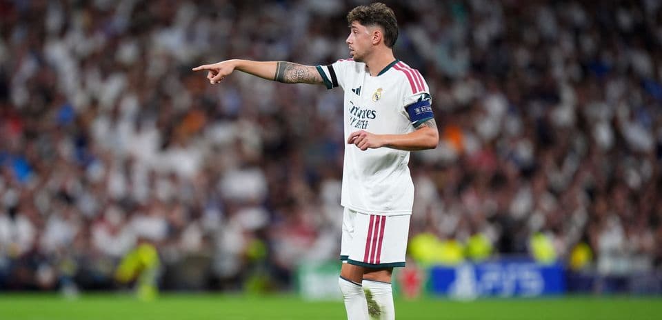 Player gesturing during a match at the stadium