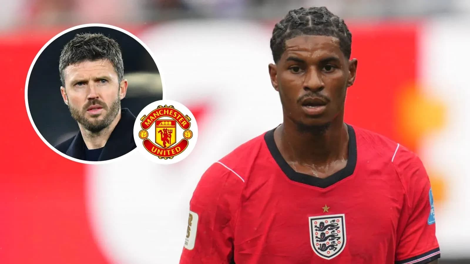 Marcus Rashford in England jersey during match