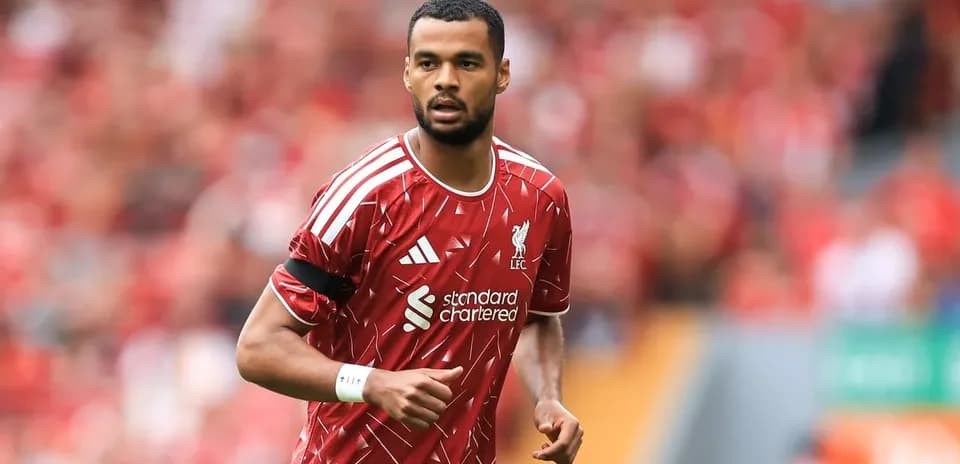 Player wearing Liverpool jersey during match