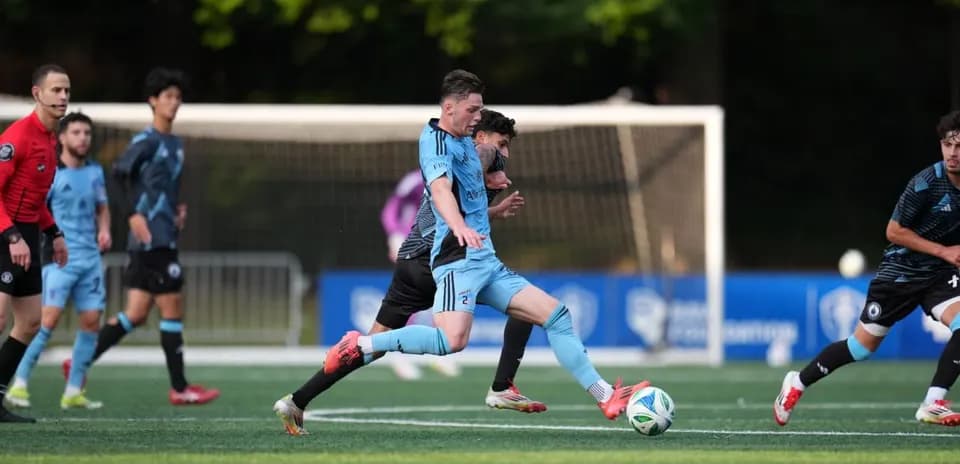 Players competing during Minnesota United II vs Tacoma Defiance