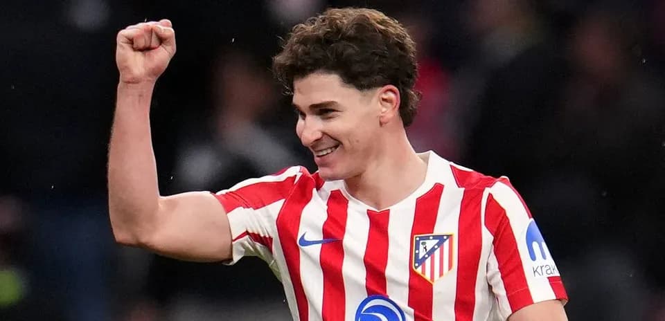 Atletico Madrid player celebrating a goal
