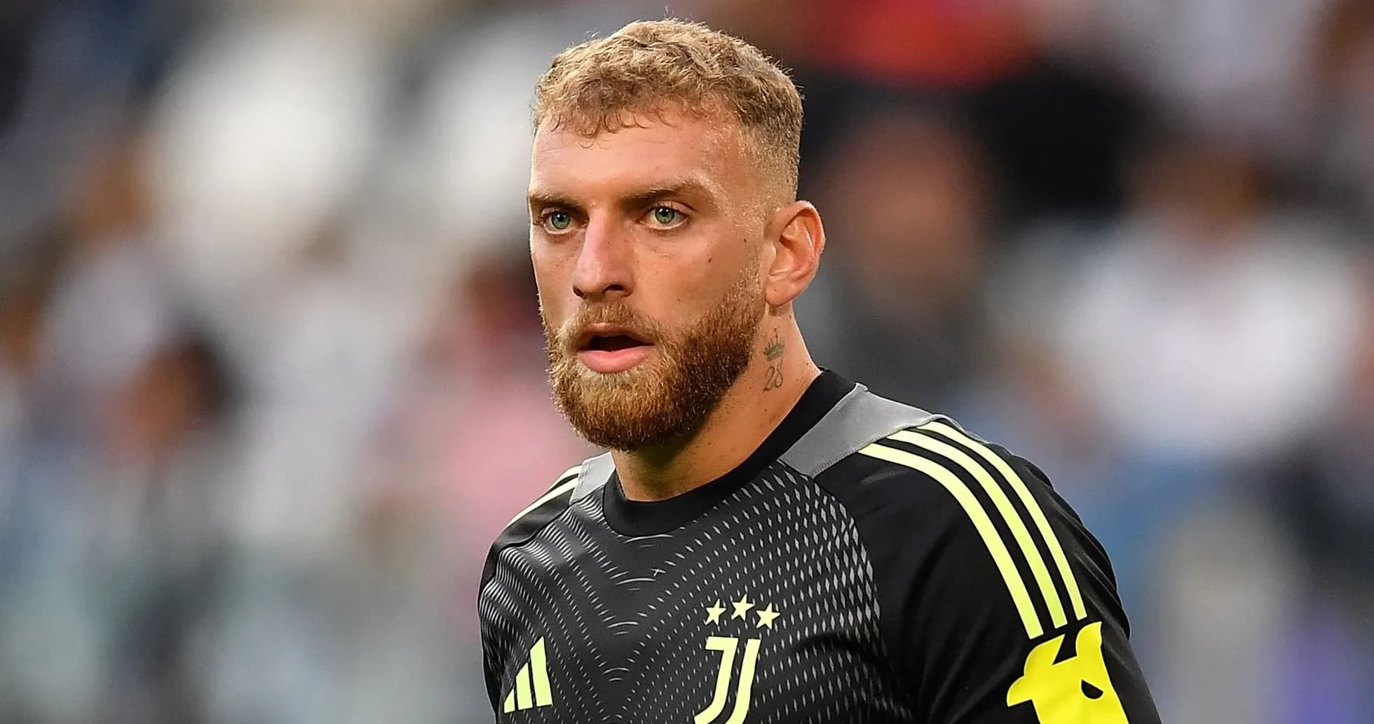 Goalkeeper in Juventus kit during match