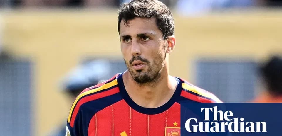 Football player in Spain national team jersey