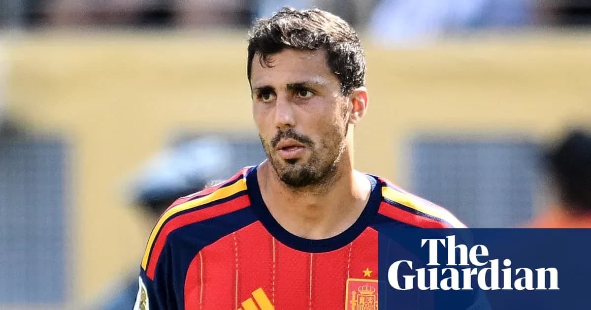 Football player in Spain national team jersey