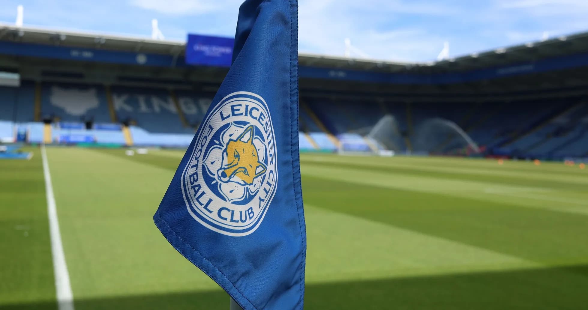 Leicester City corner flag at King Power Stadium