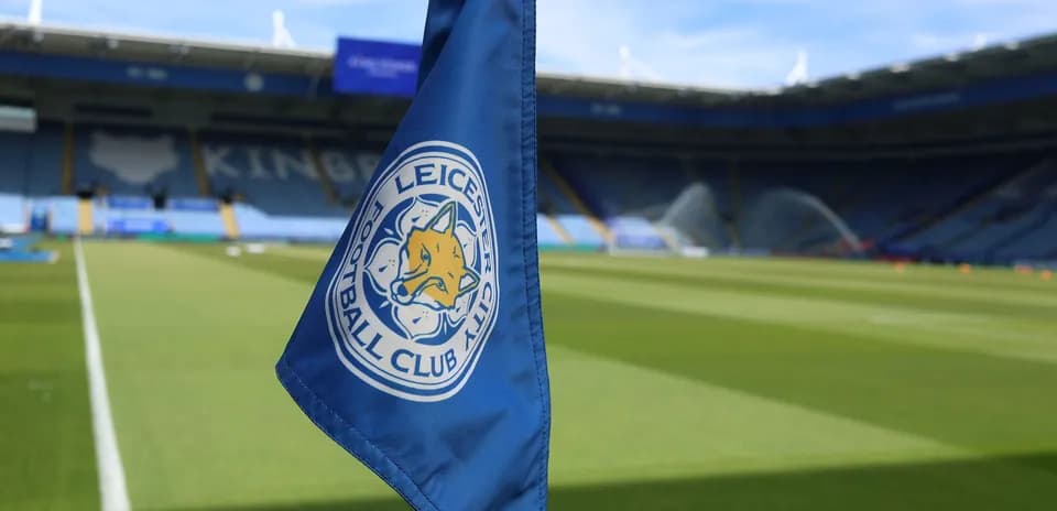 Leicester City corner flag at King Power Stadium