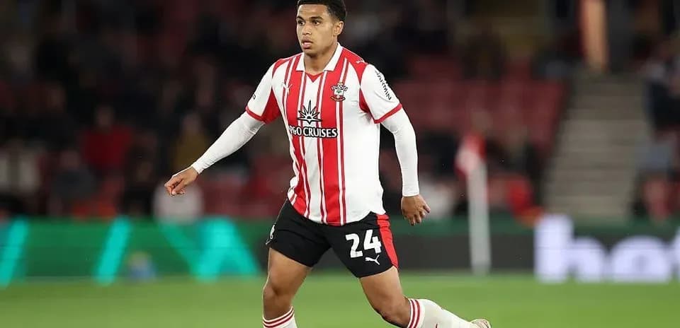 Southampton player in action on the pitch