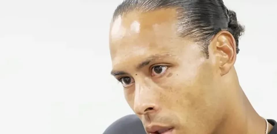 Player speaking during a press conference
