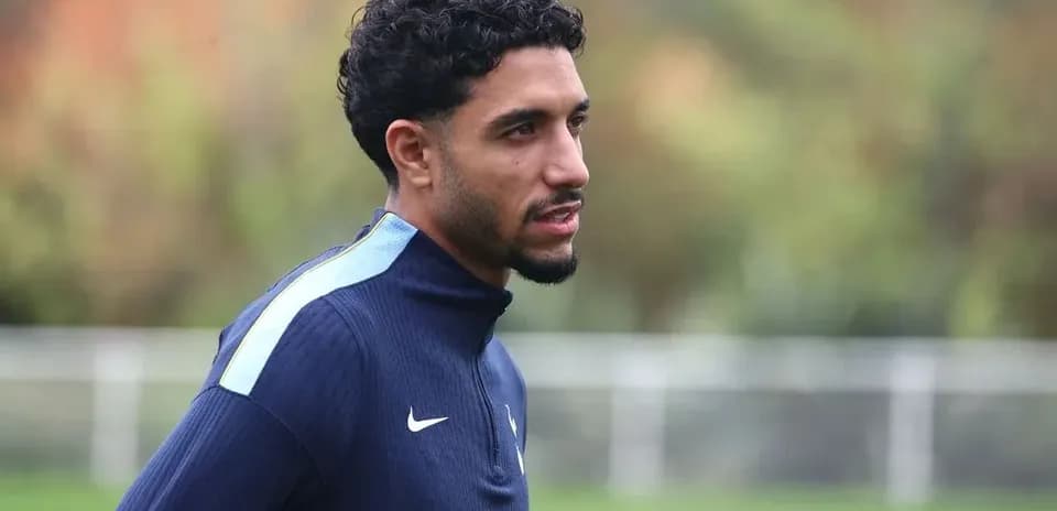 Player during training session at outdoor field