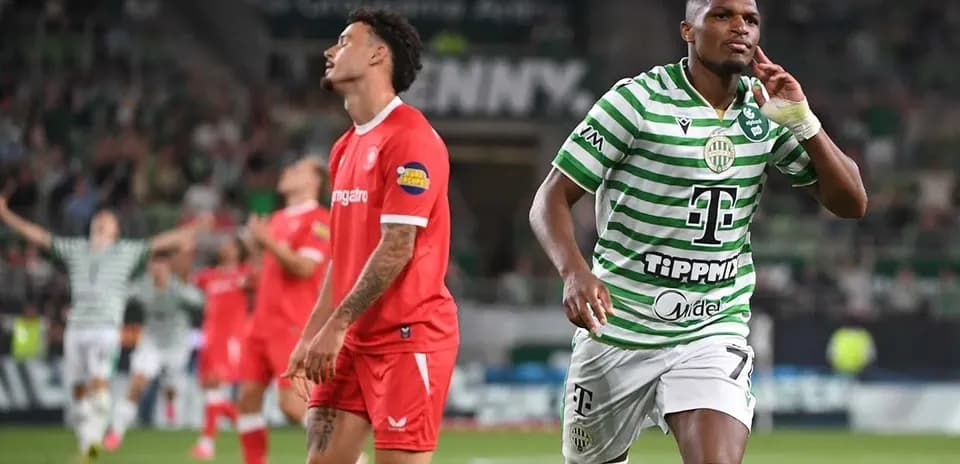 Player celebrating goal during Gornik Zabrze match