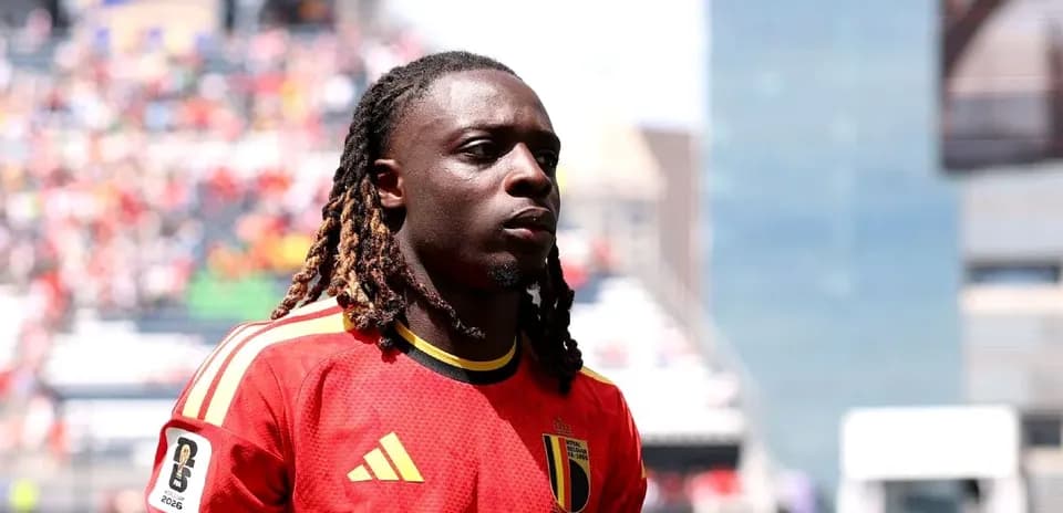 Player in Belgium national team jersey before match