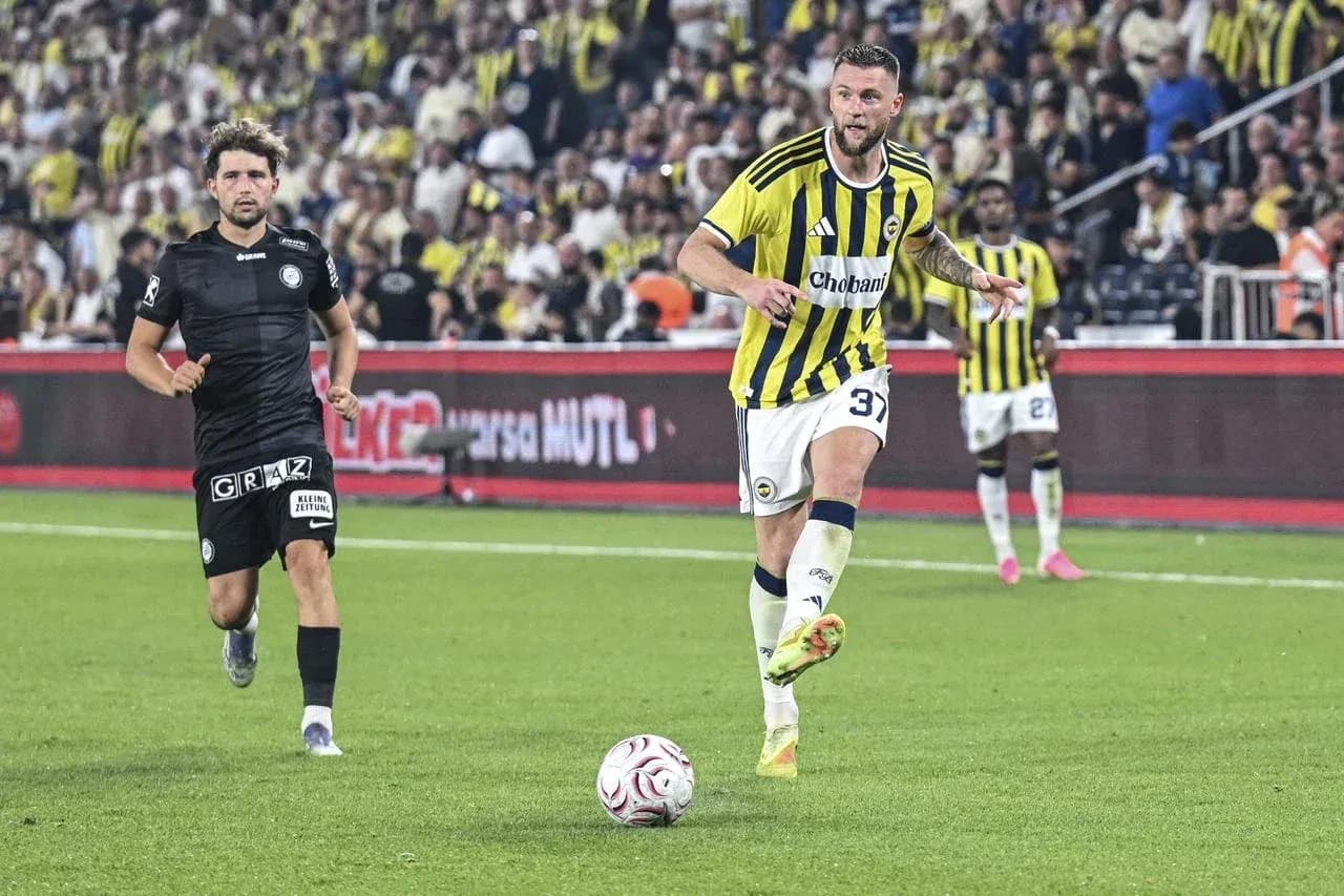 Fenerbahçe player in action during match