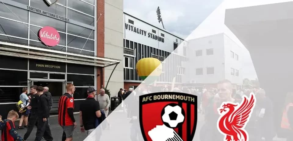 Fans arriving at Vitality Stadium before match