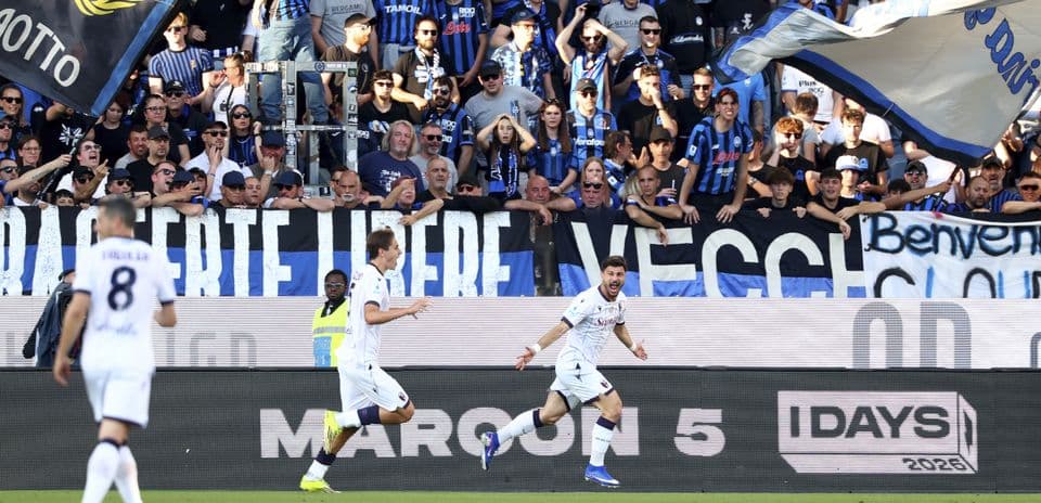 Celebration during Atalanta vs Bologna match