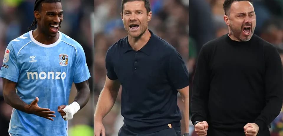 Football player and two coaches during match moments