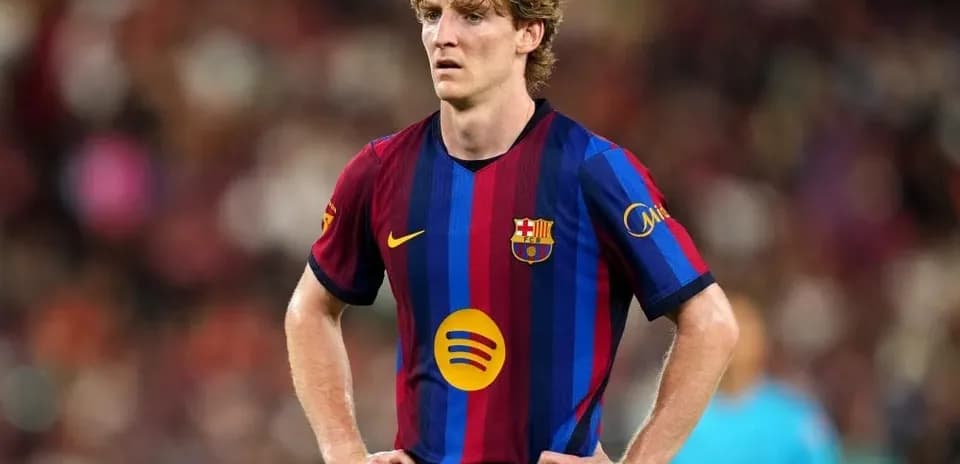 Barcelona player in kit during match