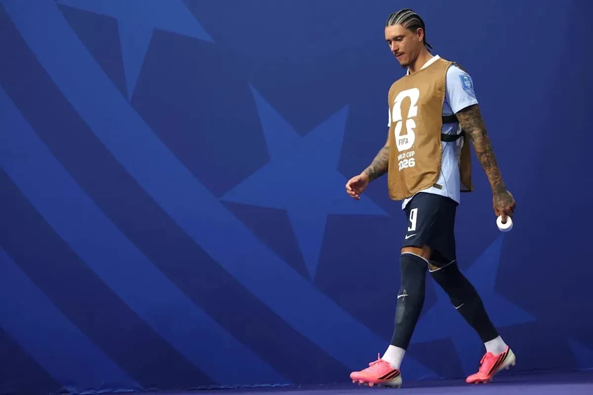 Player walking off field in training gear
