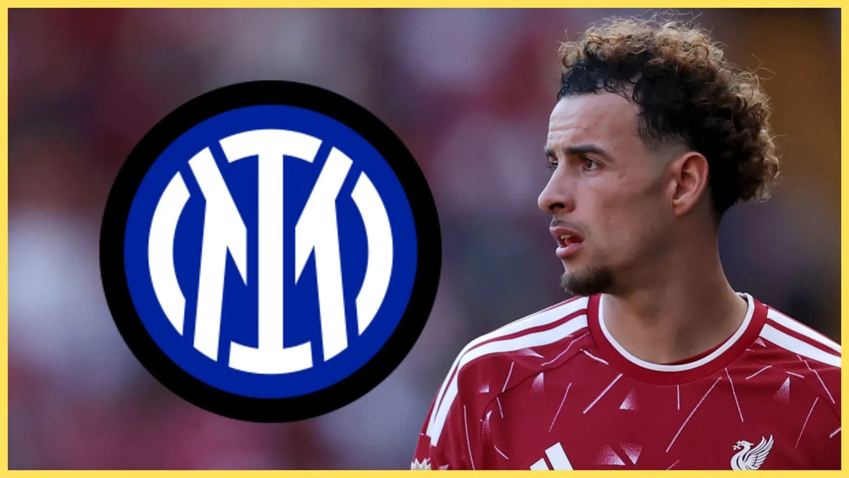 Player in Liverpool jersey with Inter Milan logo