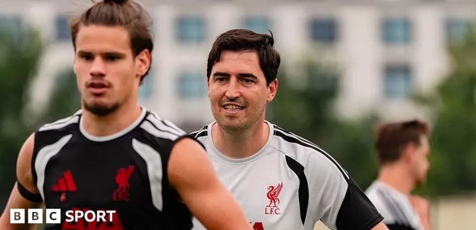 Players training at Liverpool FC training session