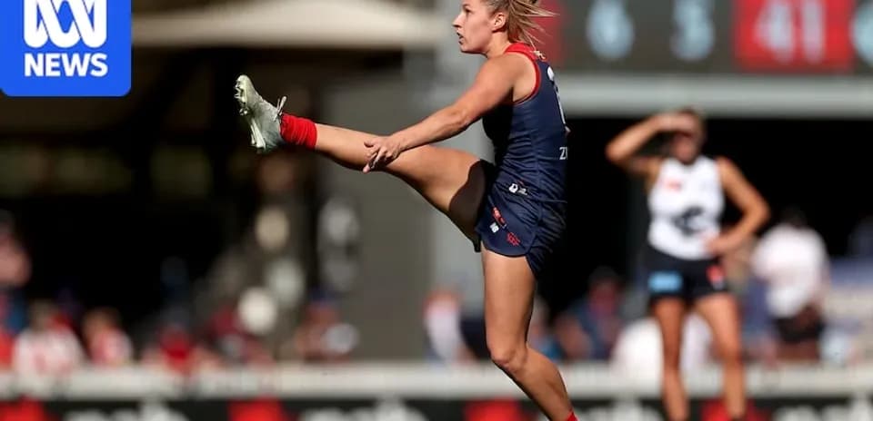 Player kicking football during a match