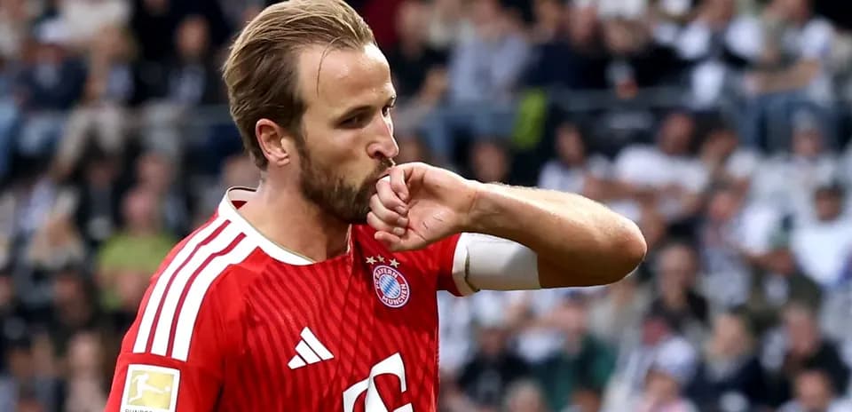 Player celebrating by kissing his wrist
