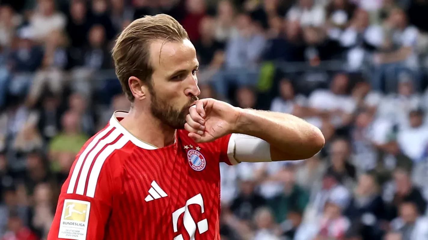 Player celebrating by kissing his wrist
