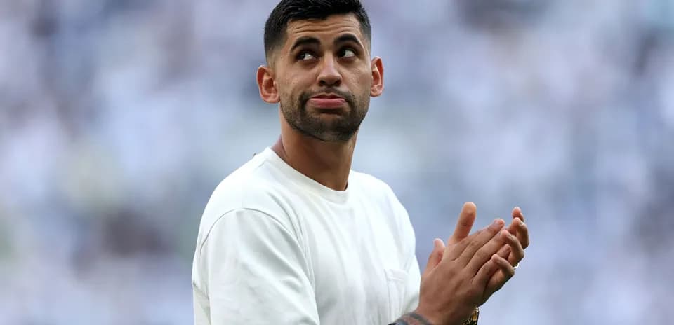 Player applauding during a stadium event