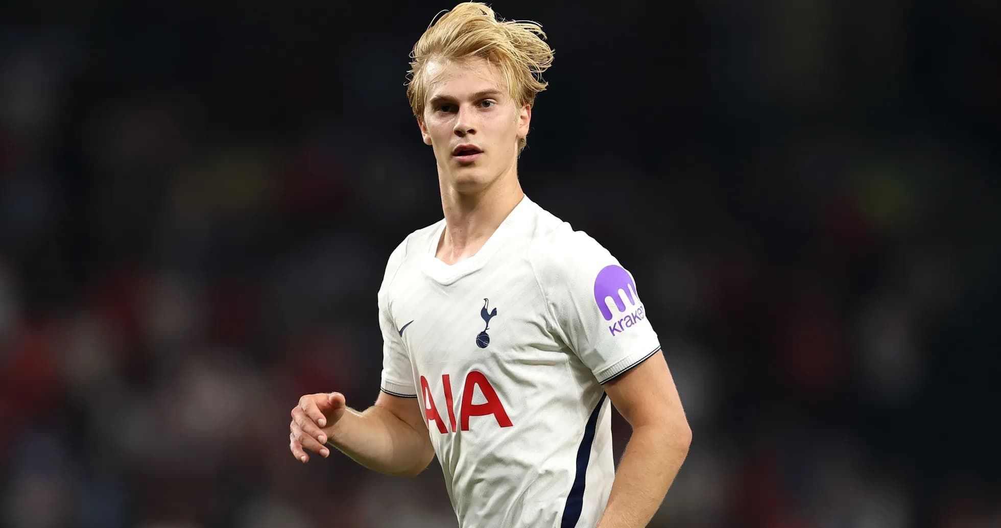 Player in Tottenham kit during a match