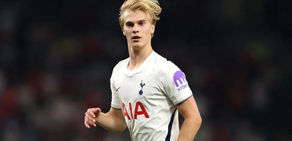Player in Tottenham kit during a match