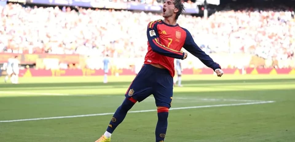 Player celebrating a goal during a match