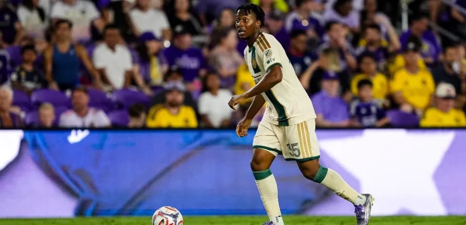 Atlanta United player on the field during match