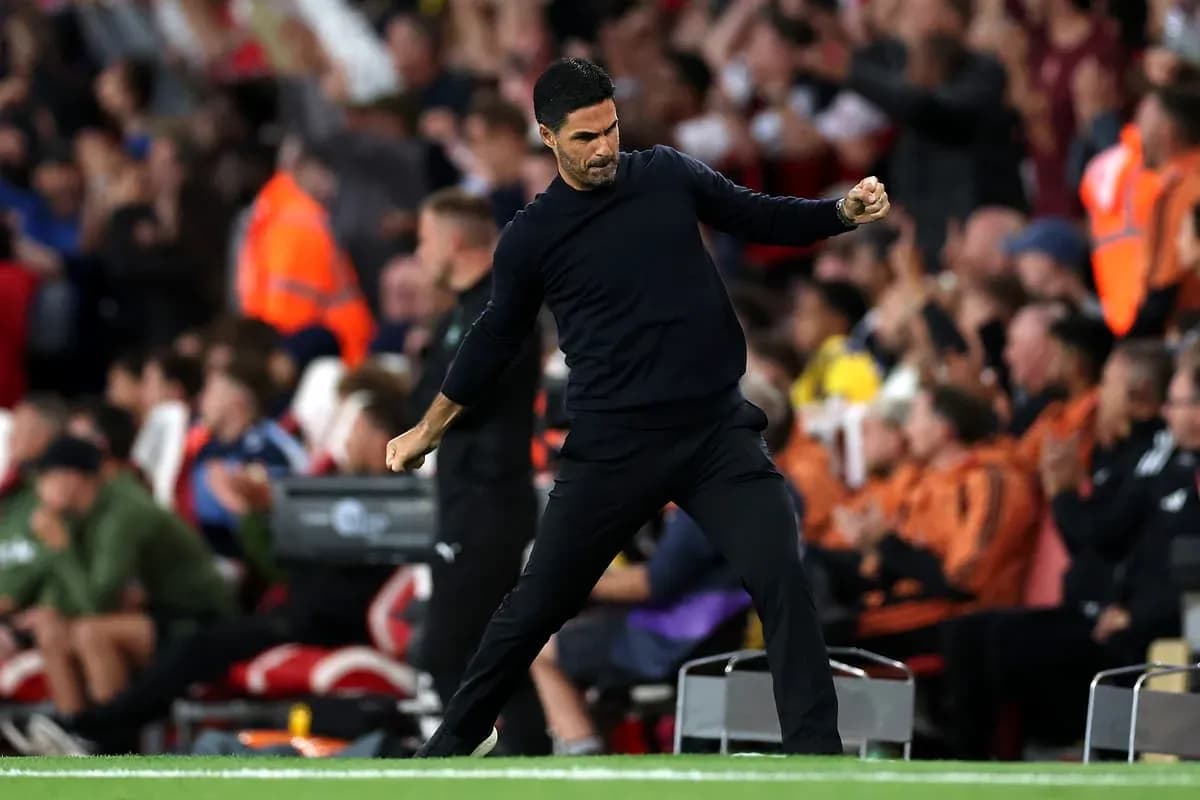 Manager celebrating during a football match