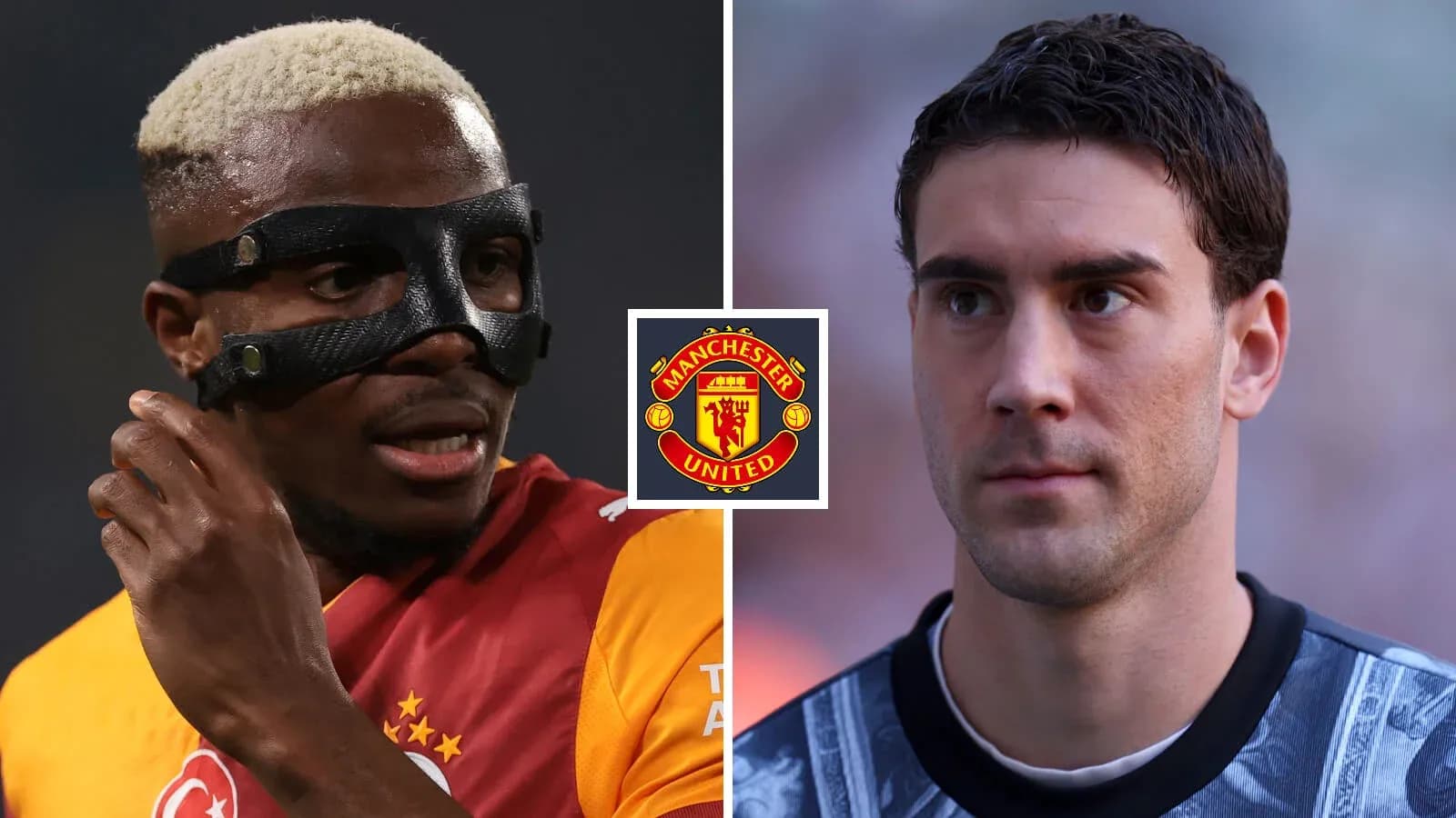 Two players, one in a mask, facing each other
