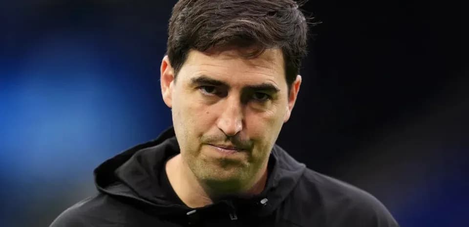 Coach looking serious before a match