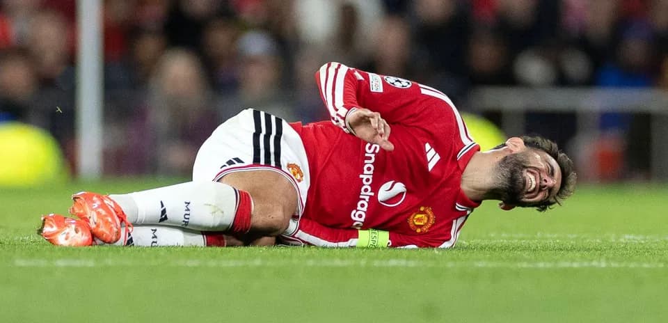 Player on the ground after an injury during match