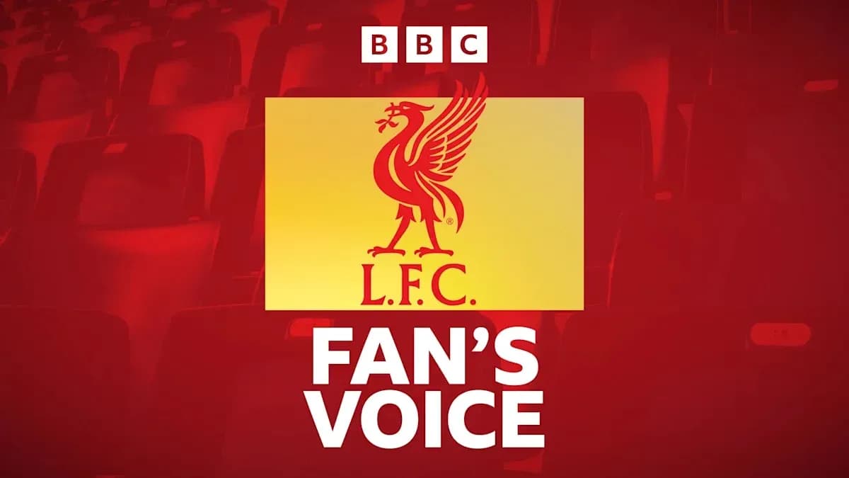 Liverpool FC logo with 'Fan's Voice' text overlay