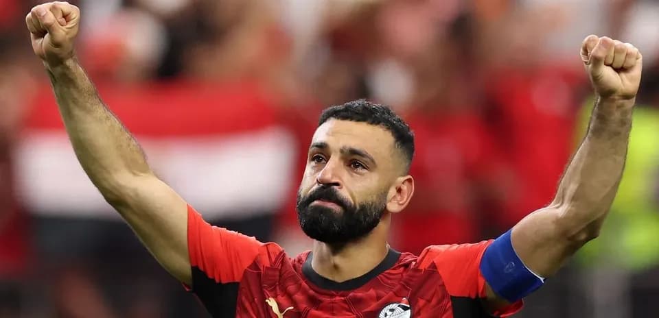 Player celebrating with raised fist during match