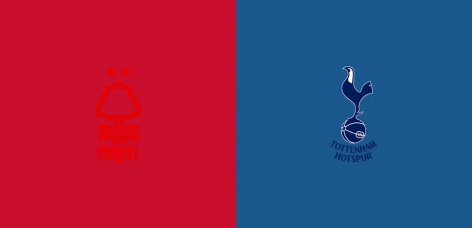 Logos of Nottingham Forest and Tottenham Hotspur