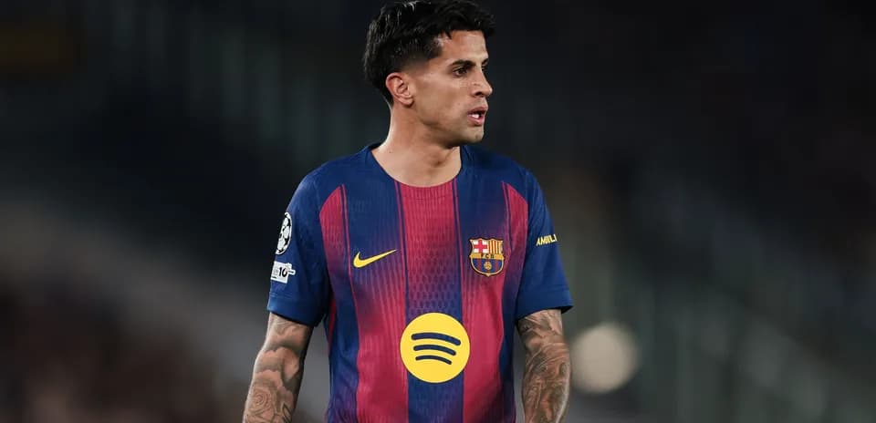 Player wearing Barcelona jersey on the pitch