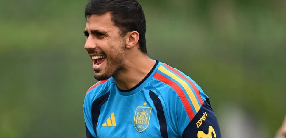 Player shouting during Spain national team training