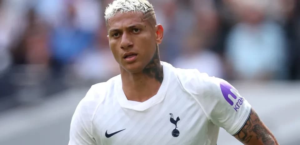 Player in Tottenham kit during match action